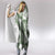 Sage Green Aloha Hawaii Hooded Blanket Monstera Hibiscus Plumeria Seamless Vibes - Polynesian Pride