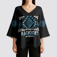 Aotearoa Atua Ranginui Personalised Kimono Sleeve Blouse Maori Sky Father Taniko Motifs LT14 - Polynesian Pride