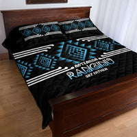 Aotearoa Atua Ranginui Quilt Bed Set Maori Sky Father Taniko Motifs LT14 - Polynesian Pride