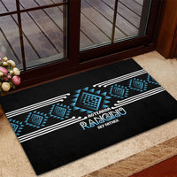 Aotearoa Atua Ranginui Rubber Doormat Maori Sky Father Taniko Motifs LT14 - Polynesian Pride