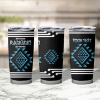 Aotearoa Atua Ranginui Personalised Tumbler Cup Maori Sky Father Taniko Motifs LT14 - Polynesian Pride