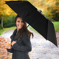 Aotearoa Atua Ranginui Umbrella Maori Sky Father Taniko Motifs LT14 - Polynesian Pride