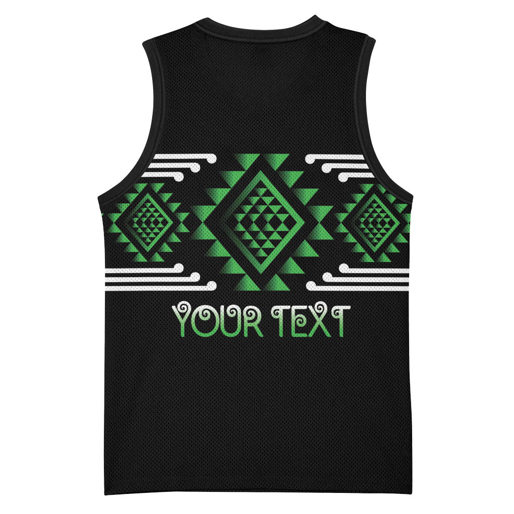 Aotearoa Atua Papatuanuku Personalised Basketball Jersey Maori Earth Mother Taniko Motifs LT14 - Polynesian Pride