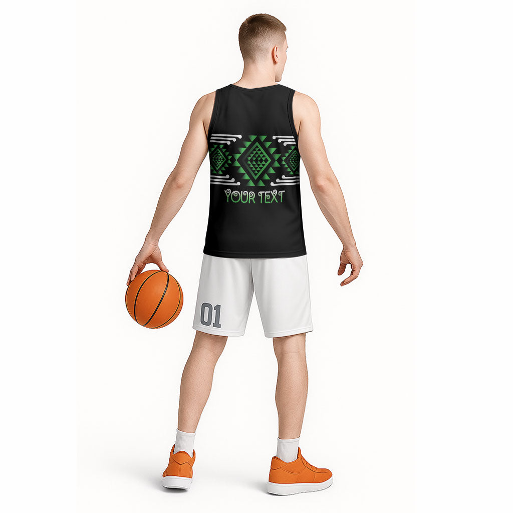 Aotearoa Atua Papatuanuku Personalised Basketball Jersey Maori Earth Mother Taniko Motifs LT14 - Polynesian Pride