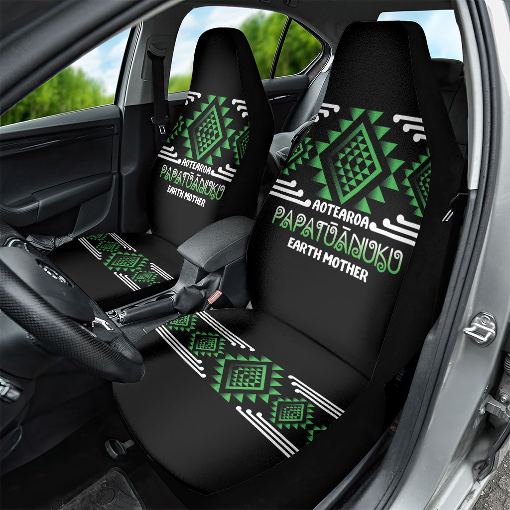 Aotearoa Atua Papatuanuku Car Seat Cover Maori Earth Mother Taniko Motifs LT14 - Polynesian Pride