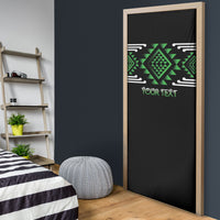 Aotearoa Atua Papatuanuku Personalised Door Cover Maori Earth Mother Taniko Motifs LT14 - Polynesian Pride