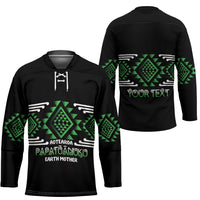 Aotearoa Atua Papatuanuku Personalised Hockey Jersey Maori Earth Mother Taniko Motifs LT14 - Polynesian Pride