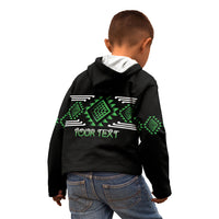 Aotearoa Atua Papatuanuku Personalised Kid Hoodie Maori Earth Mother Taniko Motifs LT14 - Polynesian Pride