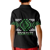 Aotearoa Atua Papatuanuku Personalised Kid Polo Shirt Maori Earth Mother Taniko Motifs LT14 - Polynesian Pride