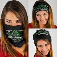 Aotearoa Atua Papatuanuku Neck Gaiter Maori Earth Mother Taniko Motifs LT14 - Polynesian Pride