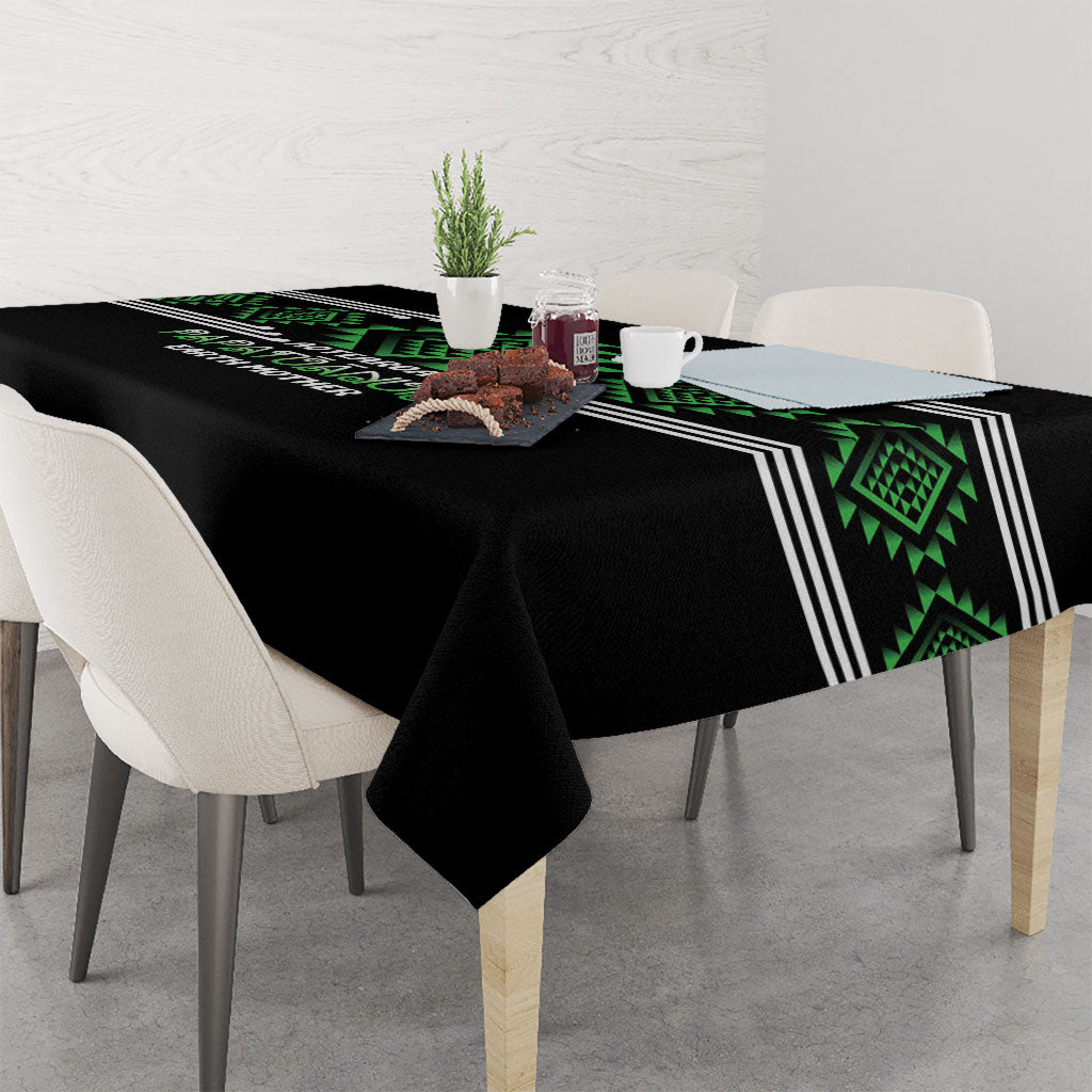 Aotearoa Atua Papatuanuku Tablecloth Maori Earth Mother Taniko Motifs LT14 - Polynesian Pride
