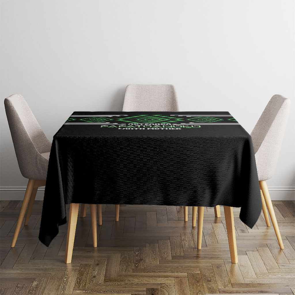 Aotearoa Atua Papatuanuku Tablecloth Maori Earth Mother Taniko Motifs LT14 - Polynesian Pride