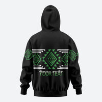 Aotearoa Atua Papatuanuku Personalised Zip Hoodie Maori Earth Mother Taniko Motifs LT14 - Polynesian Pride