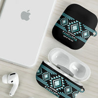 Aotearoa Atua Tangaroa AirPods Case Maori God Of The Sea Taniko Motifs LT14 - Polynesian Pride
