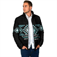 Aotearoa Atua Tangaroa Personalised Padded Jacket Maori God Of The Sea Taniko Motifs LT14 - Polynesian Pride