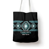 Aotearoa Atua Tangaroa Tote Bag Maori God Of The Sea Taniko Motifs LT14 - Polynesian Pride