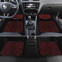 Personalised Keep Maori Wards New Zealand Car Mats Stronger Together Aotearoa Taniko - Polynesian Pride