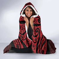Keep Maori Wards New Zealand Hooded Blanket Stronger Together Aotearoa Taniko - Polynesian Pride