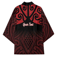 Personalised Keep Maori Wards New Zealand Kimono Stronger Together Aotearoa Taniko - Polynesian Pride