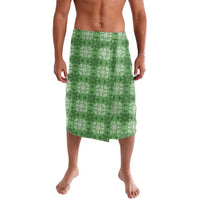 Green Hawaiian Quilt Lavalava Hawaii Pineapple Monstera Palaka Motifs - Polynesian Pride