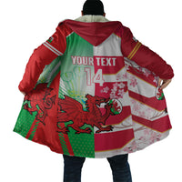 Japan and Wales Rugby Custom Cloak Brave Blossoms Welsh Dragon Together LT14 - Polynesian Pride