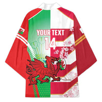 Japan and Wales Rugby Custom Kimono Brave Blossoms Welsh Dragon Together LT14 - Polynesian Pride