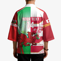 Japan and Wales Rugby Custom Kimono Brave Blossoms Welsh Dragon Together LT14 - Polynesian Pride