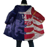Japan and Scotland Rugby Custom Cloak Brave Blossoms Scottish Thistle Together LT14 - Polynesian Pride