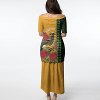Personalized Hawaii Akohekohe Ohia Lehua Puletasi Crested Honeycreeper Kakau Hawaiian Pattern LT14 - Polynesian Pride