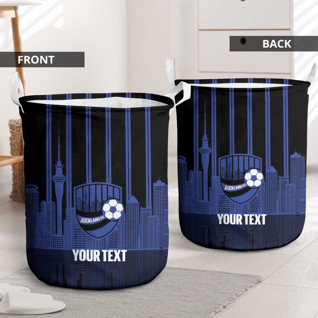 New Zealand Auckland Football Custom Laundry Basket Go City of Sails Est 2025 LT14 - Polynesian Pride