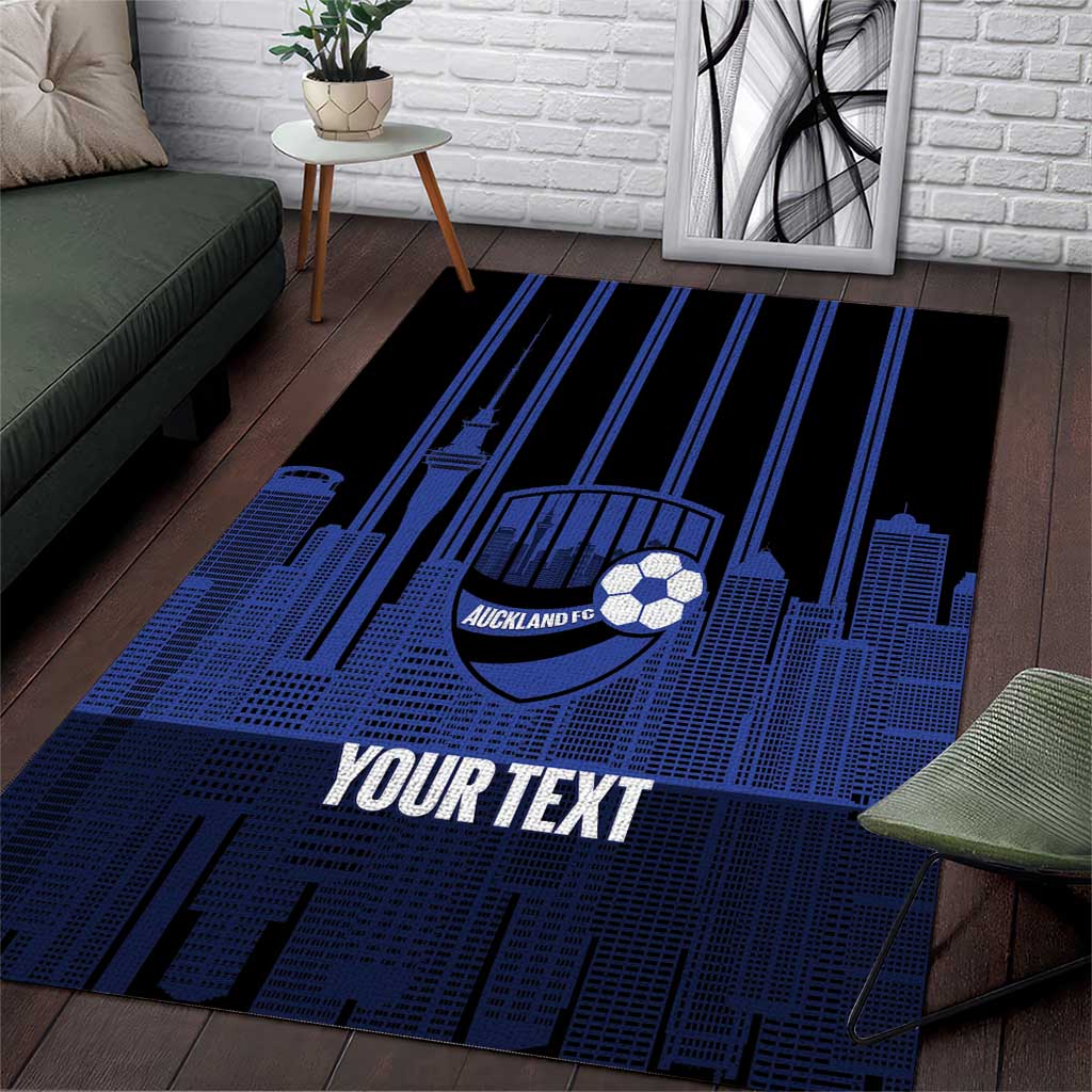 New Zealand Auckland Football Custom Area Rug Go City of Sails Est 2025