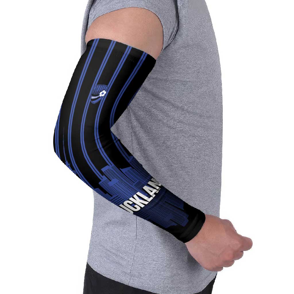 New Zealand Auckland Football Custom Arm Sleeves Go City of Sails Est 2025 LT14 - Polynesian Pride