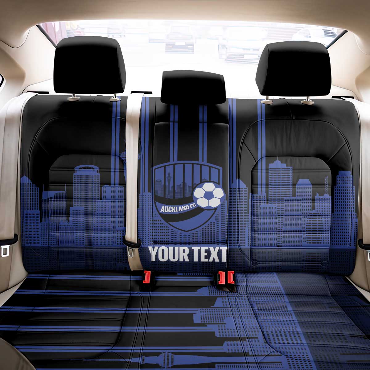 New Zealand Auckland Football Custom Back Car Seat Cover Go City of Sails Est 2025
