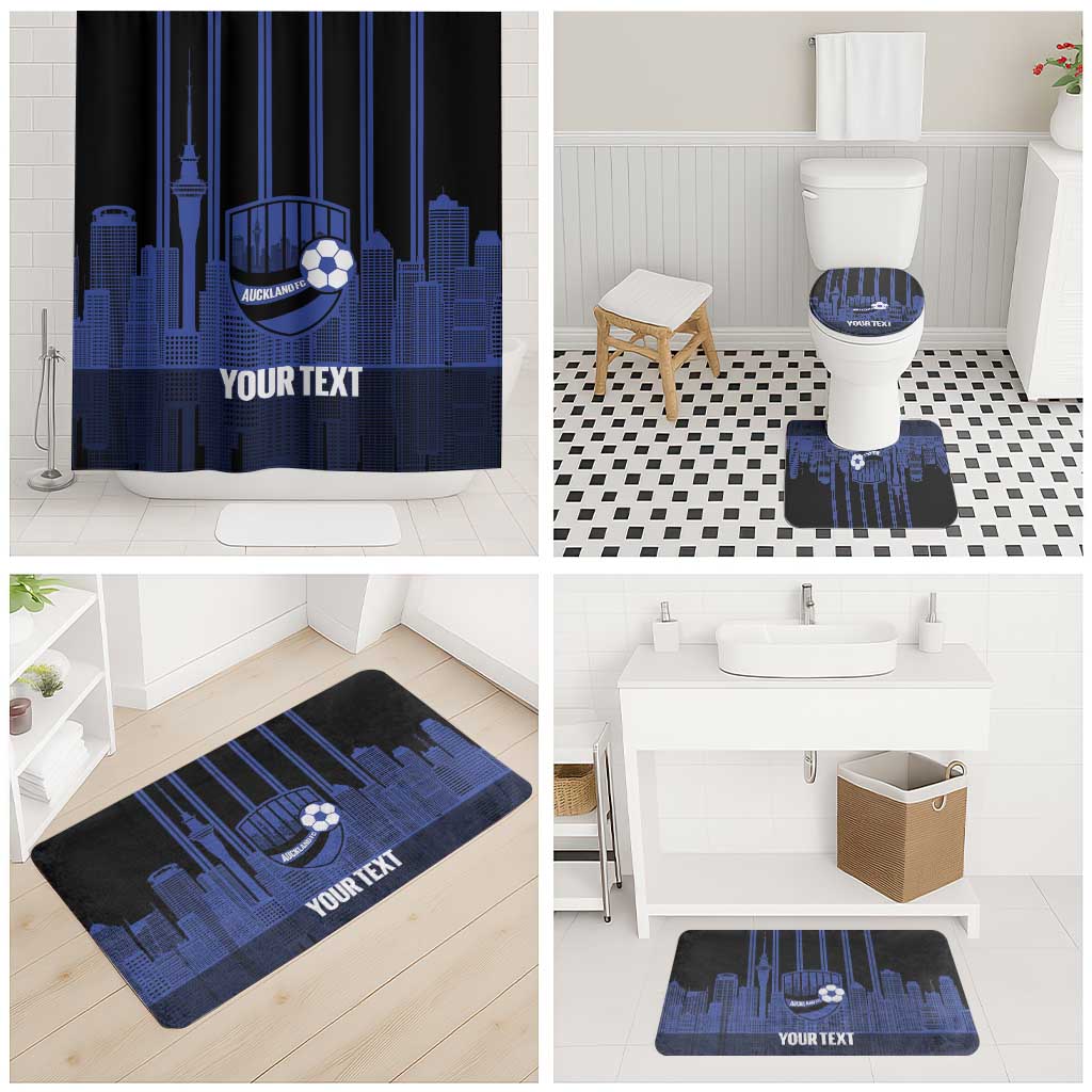New Zealand Auckland Football Custom Bathroom Set Go City of Sails Est 2025 LT14 - Polynesian Pride
