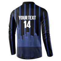 New Zealand Auckland Football Custom Button Sweatshirt Go City of Sails Est 2025 LT14 - Polynesian Pride