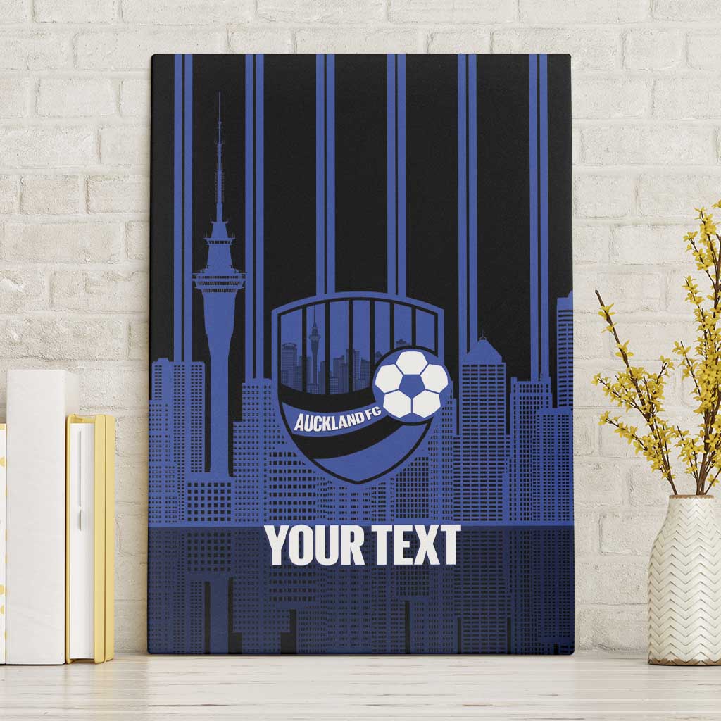 New Zealand Auckland Football Custom Canvas Wall Art Go City of Sails Est 2025