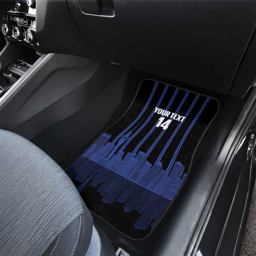 New Zealand Auckland Football Custom Car Mats Go City of Sails Est 2025 LT14 - Polynesian Pride