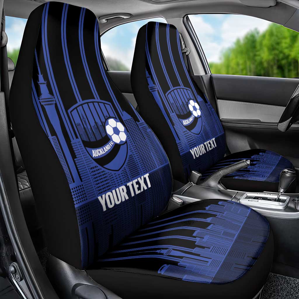 New Zealand Auckland Football Custom Car Seat Cover Go City of Sails Est 2025 LT14 - Polynesian Pride