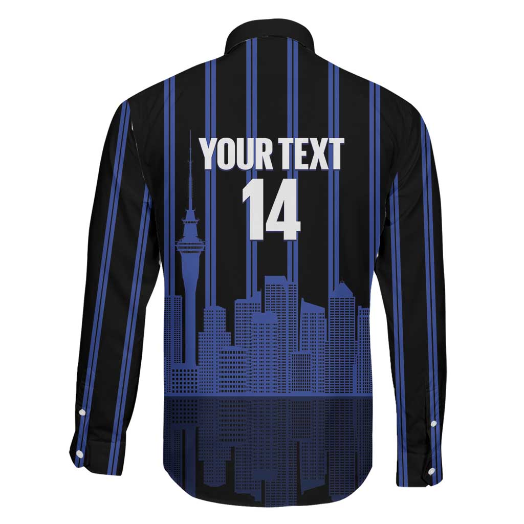 New Zealand Auckland Football Custom Family Matching Tank Maxi Dress and Hawaiian Shirt Go City of Sails Est 2025 LT14 - Polynesian Pride