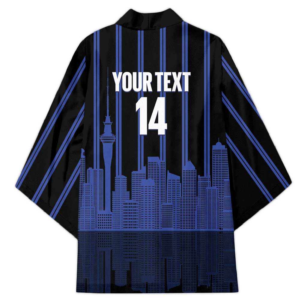 New Zealand Auckland Football Custom Kimono Go City of Sails Est 2025 LT14 - Polynesian Pride