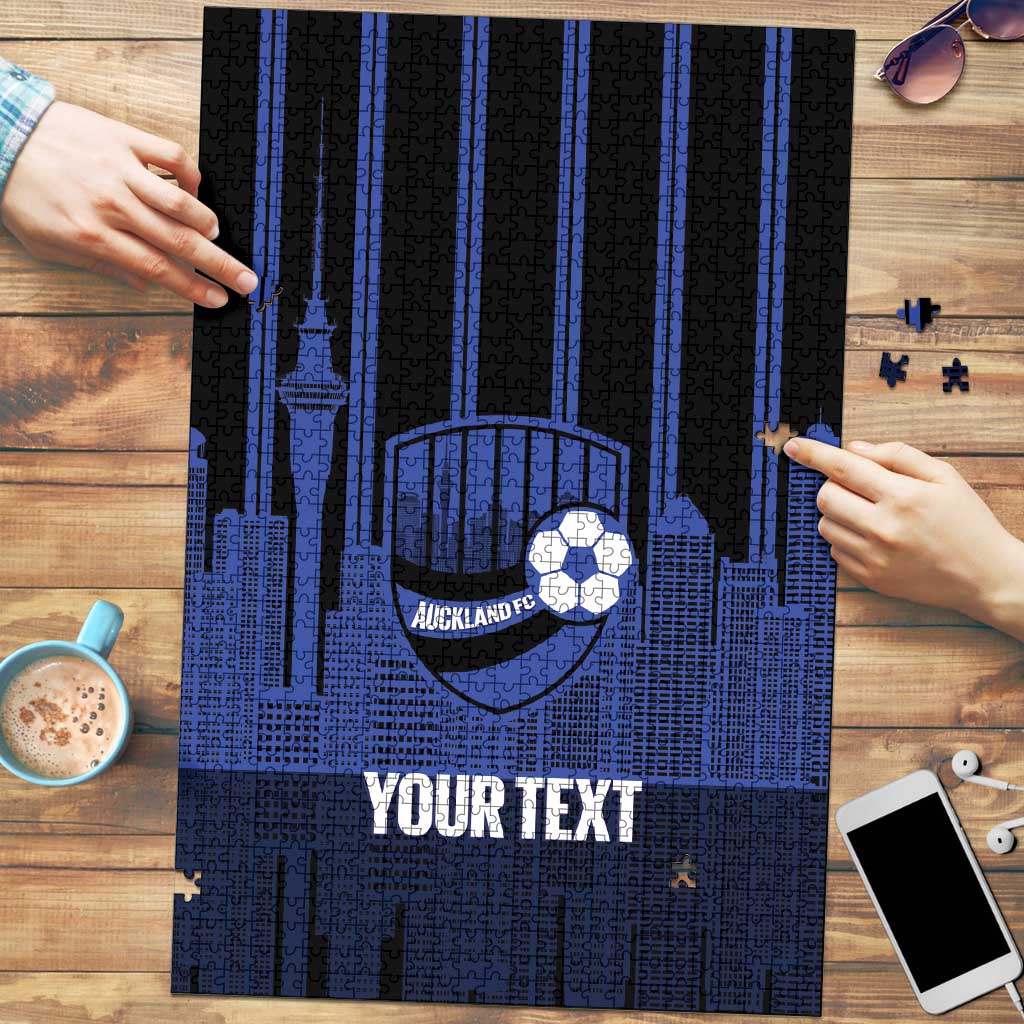 New Zealand Auckland Football Custom Puzzle Go City of Sails Est 2025