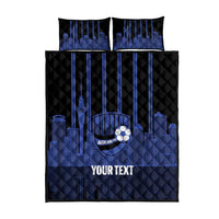 New Zealand Auckland Football Custom Quilt Bed Set Go City of Sails Est 2025 LT14 - Polynesian Pride