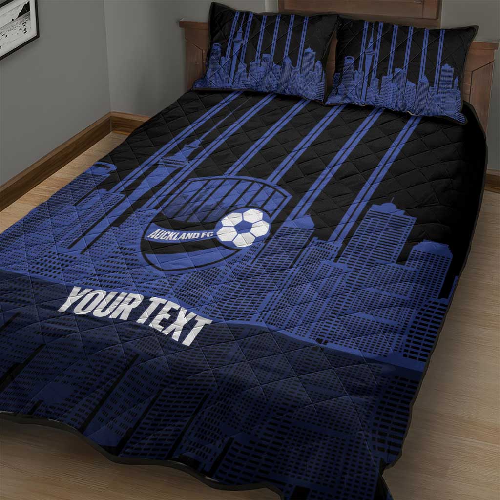 New Zealand Auckland Football Custom Quilt Bed Set Go City of Sails Est 2025 LT14 - Polynesian Pride