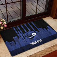 New Zealand Auckland Football Custom Rubber Doormat Go City of Sails Est 2025 LT14 - Polynesian Pride