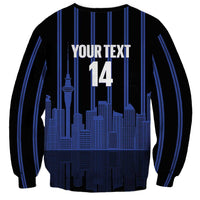 New Zealand Auckland Football Custom Sweatshirt Go City of Sails Est 2025 LT14 - Polynesian Pride
