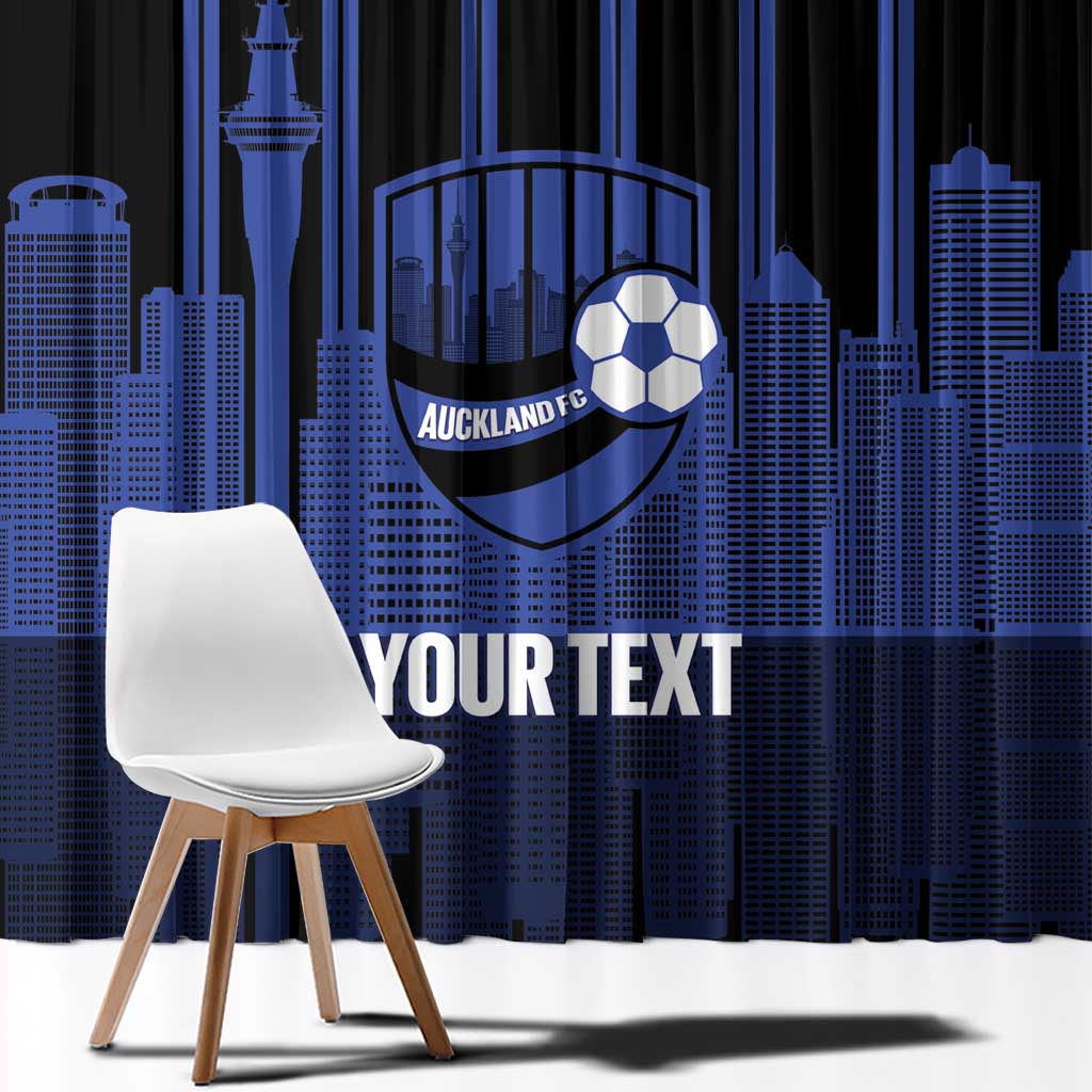 New Zealand Auckland Football Custom Window Curtain Go City of Sails Est 2025 LT14 - Polynesian Pride