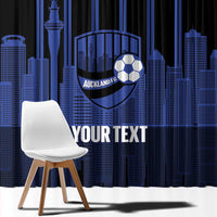 New Zealand Auckland Football Custom Window Curtain Go City of Sails Est 2025 LT14 - Polynesian Pride