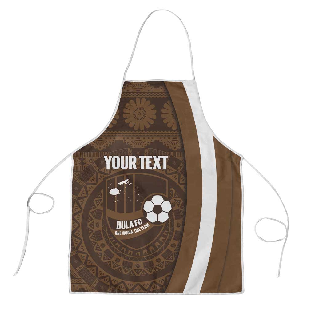 Bula Fiji Football Custom Apron One Vanua One Team Tapa Pattern