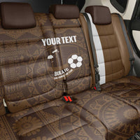 Bula Fiji Football Custom Back Car Seat Cover One Vanua One Team Tapa Pattern