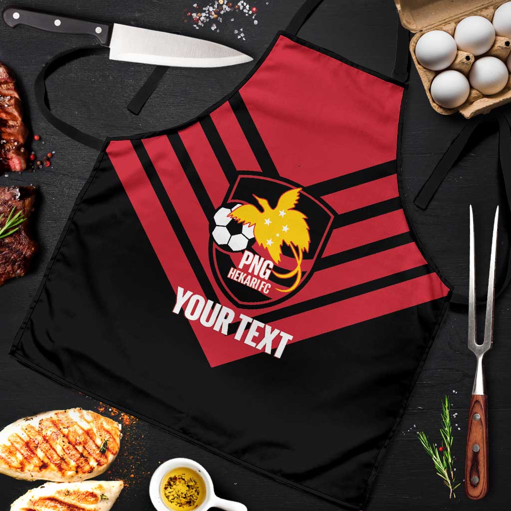 Hekari Papua New Guinea Football Custom Apron Go PNG Red Army